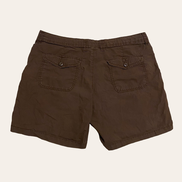 Y2K Ralph Lauren Chocolate Brown Cargo Shorts - Picture 2 of 4